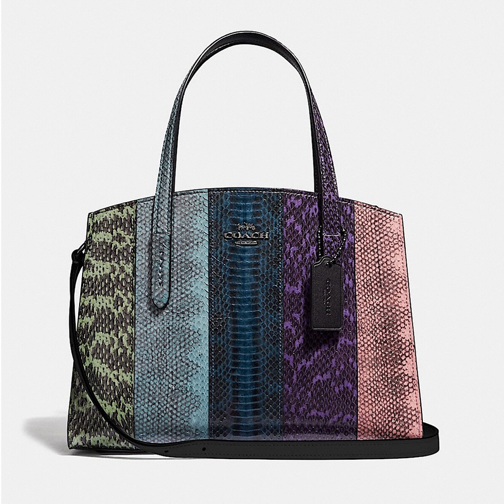 Coach Charlie Carryall 28 in Ombre Snakeskin